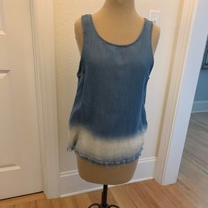 BB Dakota chambray sleeveless top